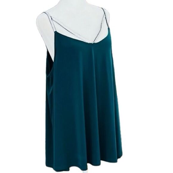 TORRID Swing Cami - Foxy Knit,            Jewel Green, size 2 (18-20, 2X) - Picture 9 of 12